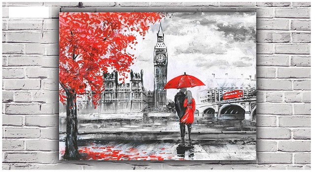 تابلو دیواری دکوگراف مدل Love کد 334 سایز 30x40 سانتی متر