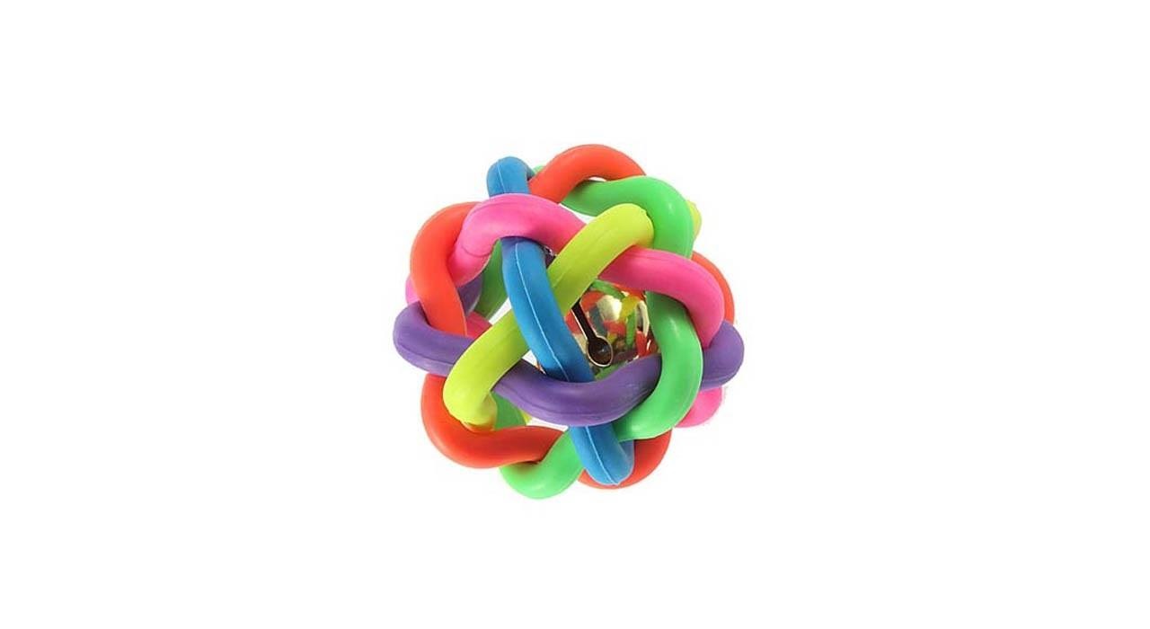 اسباب بازی سگ توپ پیچ در پیچ مدل Juguetes Perro Ball-S قطر 5.5 سانتی متری