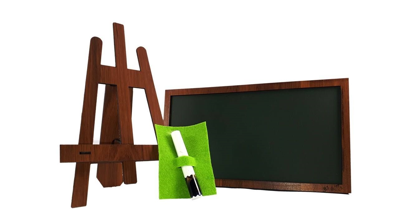 تخته سیاه گچی طرح تبلت سایز 14X25 سانتی متر