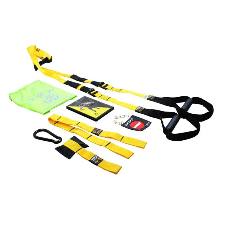 لوازم تناسب اندام تی آر ایکس در خانه مدل Pro System KIT 2018 به همراه DVD اموزش حرکات تی آر ایکس