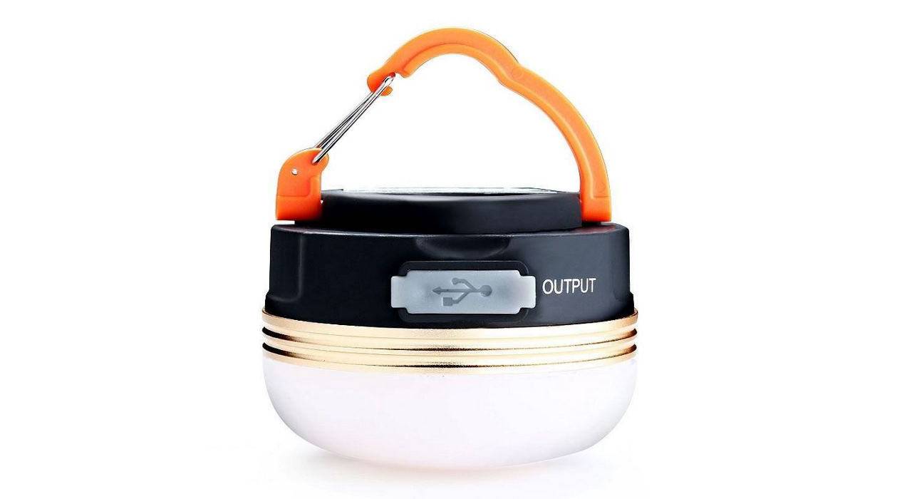 چراغ قوه فانوسی شارژی کمپینگ و شارژر همراه مدل ASSPECIAL-T29