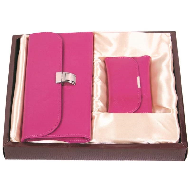ست هدیه چرم طبیعی آدین چرم مدل DS22