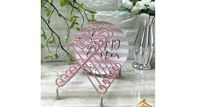 استند نگه دارنده بشقاب طرح قلب