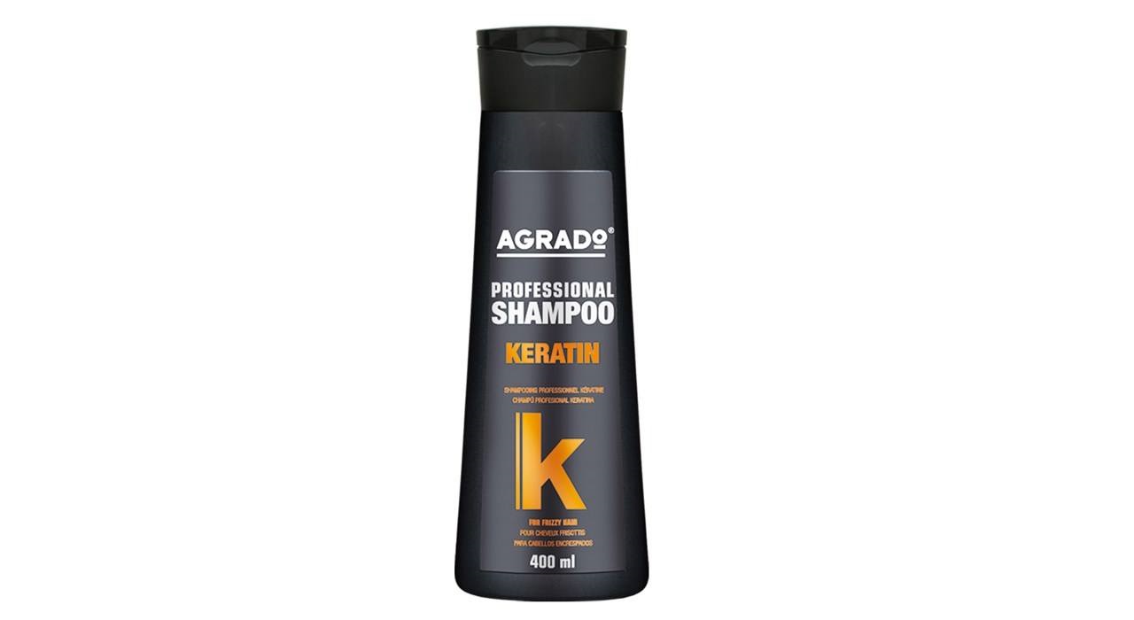 شامپو کراتینه آگرادو مدل KERATIN حجم 400 میلی لیتر