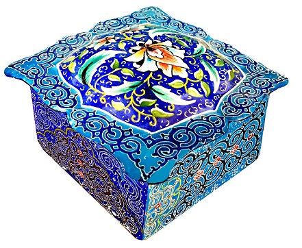 جعبه جواهرات میناکاری گالری آسمانی مدل EnmlBox-1
