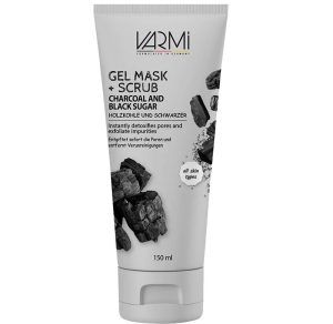 Charcoal and sugar warming face mask, volume 150 ml