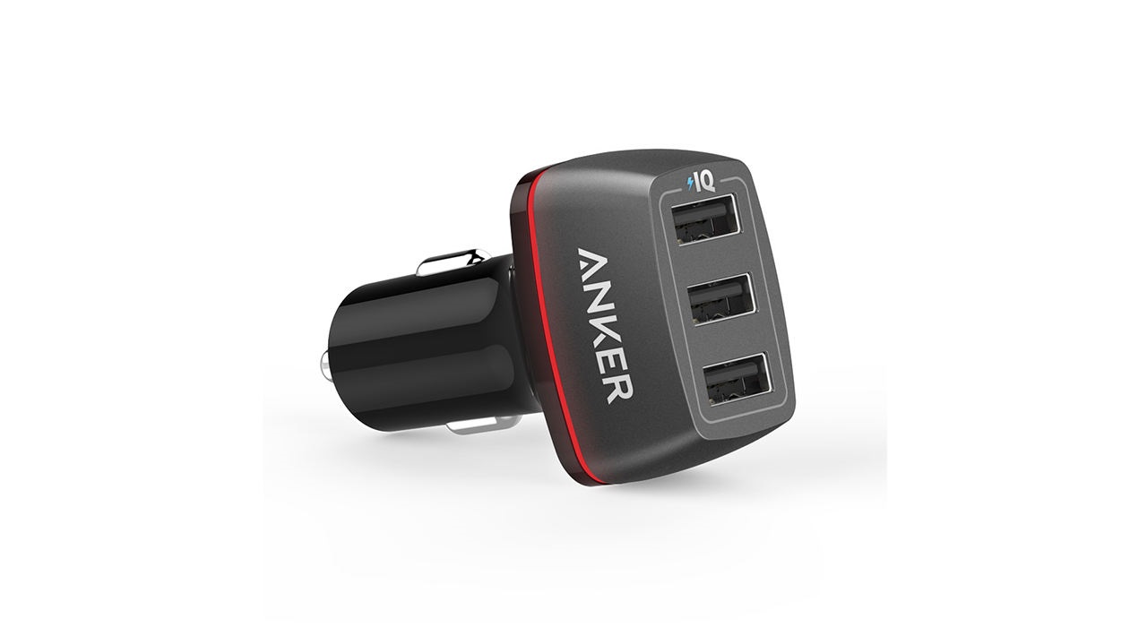 شارژر فندکی انکر مدل POWERDRIVE PLUS 3