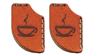 گوشه گیر کتاب چرماهنگ مدل A-B01 بسته 2 عددی