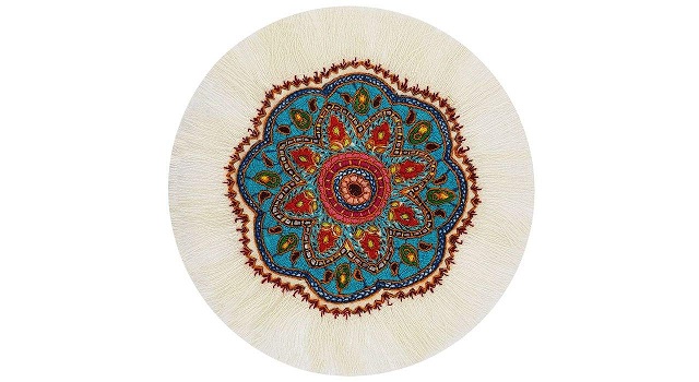 رومیزی سوزن دوزی مدل حوض نقاشی Sima-2