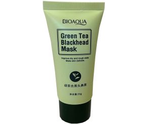 Bio Aqua face mask, green tea model, weight 50 grams