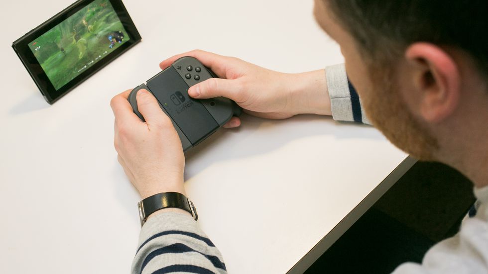 کنسول بازی نینتندو مدل Switch Gray Joy-Con