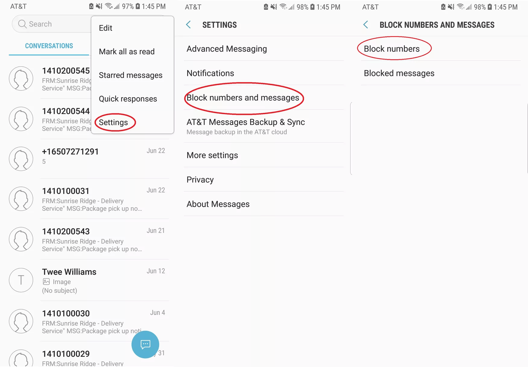 چگونه پیامهای تبلیغاتی را مسدود کنیم