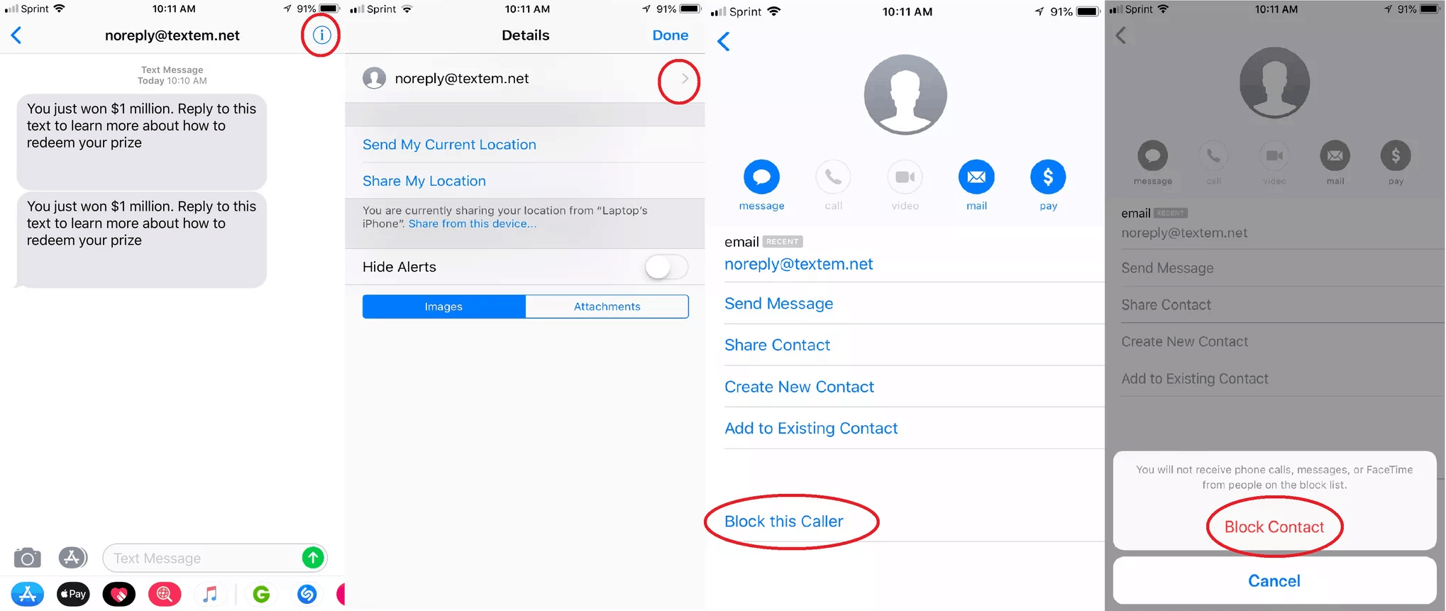 چگونه پیامهای تبلیغاتی را مسدود کنیم
