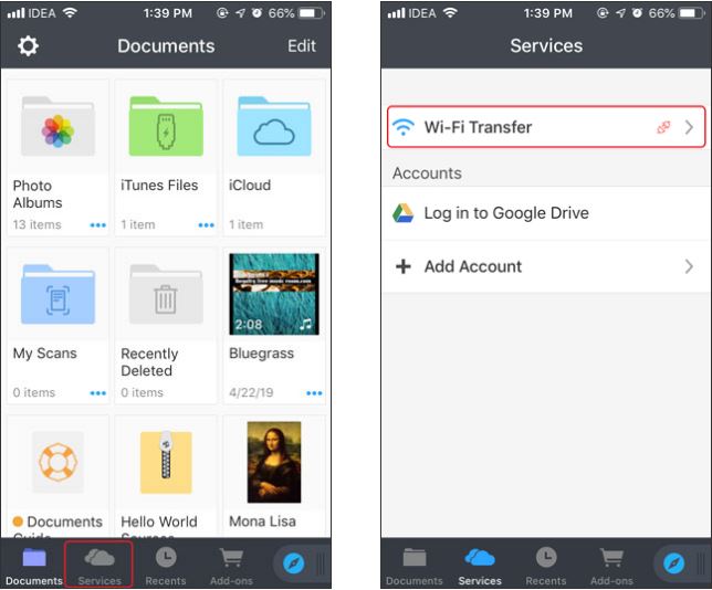 اپلیکیشن آیفون document