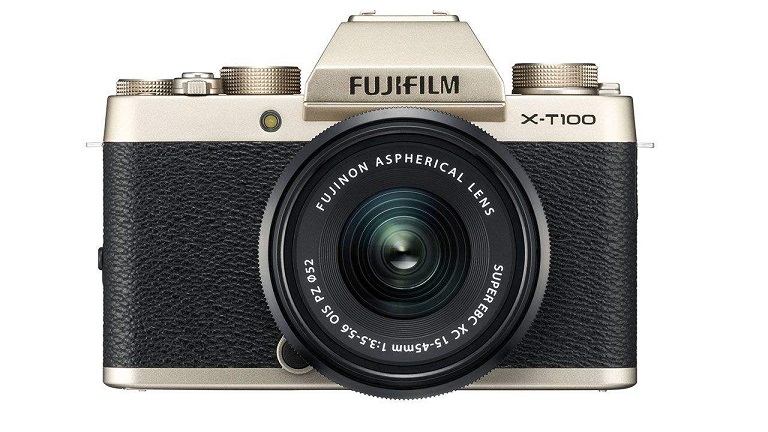 دوربین دیجیتال بدون آینه عکاسی فوجی فیلم مدل X-T100 همرا با لنز XC 15-45mm