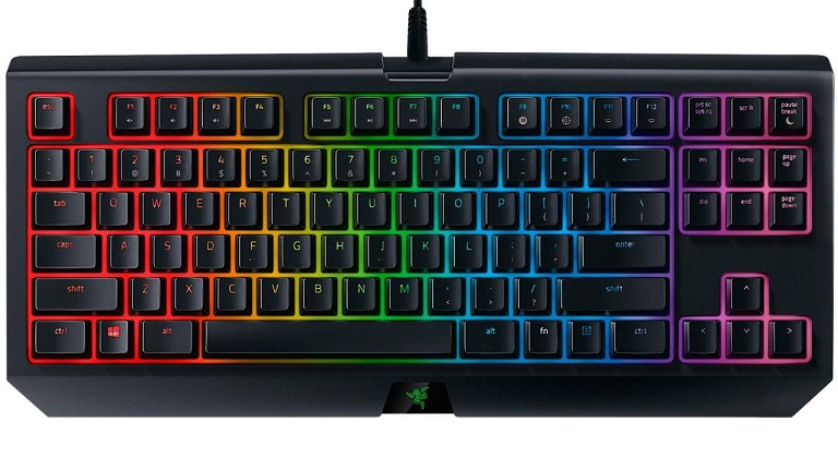 کیبورد مکانیکی مخصوص بازی ریزر مدل BlackWidow Chroma V2