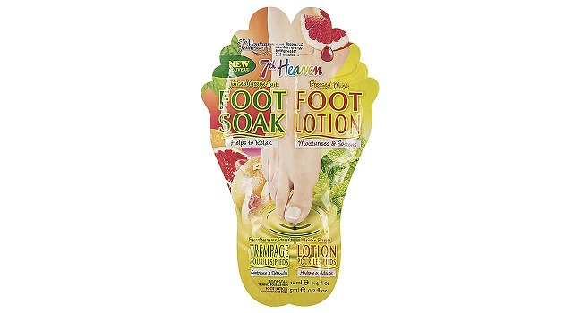 ماسک پا مونته ژنه سری 7th Heaven مدل Foot Soak and Foot Lotion حجم 12 میلی لیتر