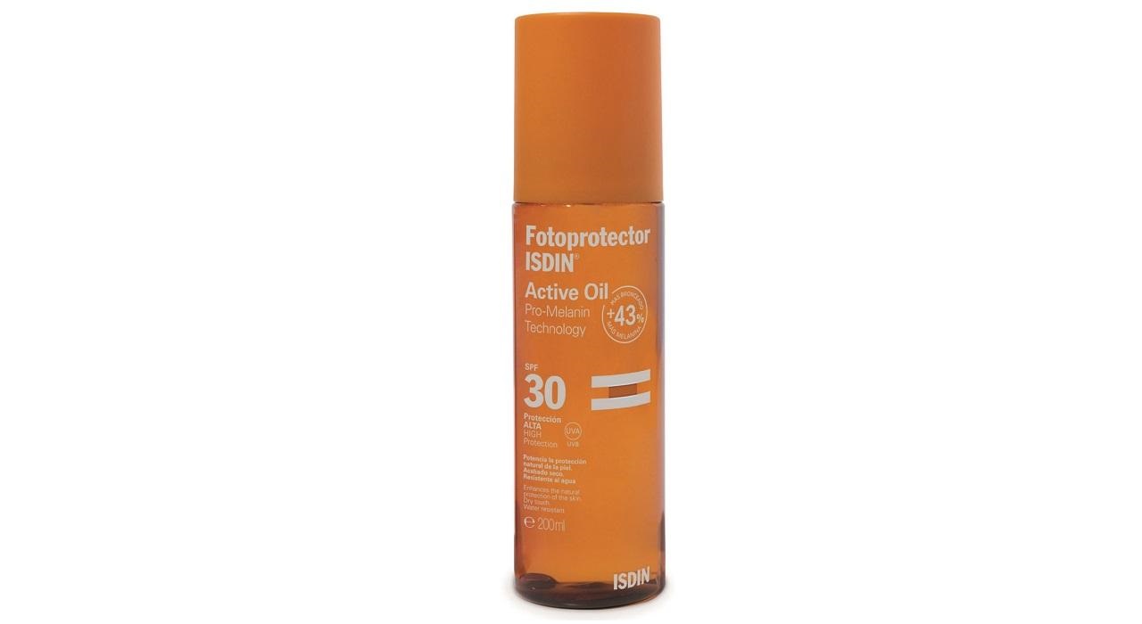روغن برنز کننده ایزدین مدل Active oil spf 30 حجم 200 میلی لیتر
