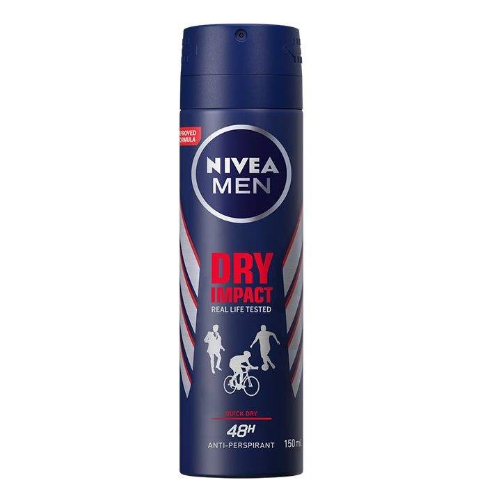 اسپری مردانه نیوآ مدل Dry Impact real life tested حجم 150 میلی لیتر