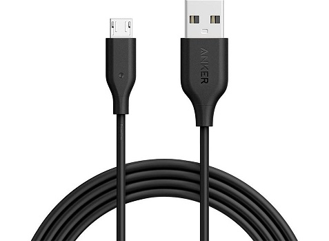 کابل تبدیل USB به microUSB انکر مدل A8133 PowerLine طول 1.8 متر