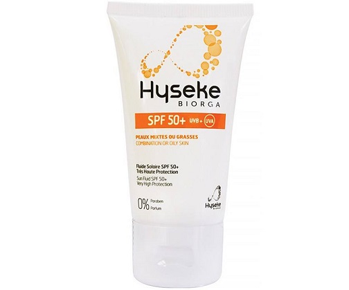 فلویید ضد آفتاب بایورگا مدل Heyseke SPF50plus حجم 40 میلی لیتر