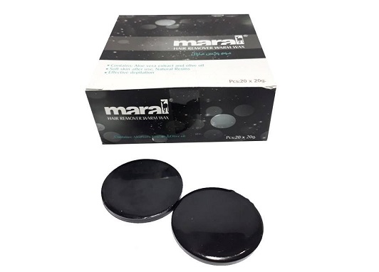 وکس ذغالی مارال مدل سکه ای بسته 20 عددی