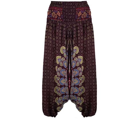 شلوار زنانه چترفیروزه مدل سندبادی 