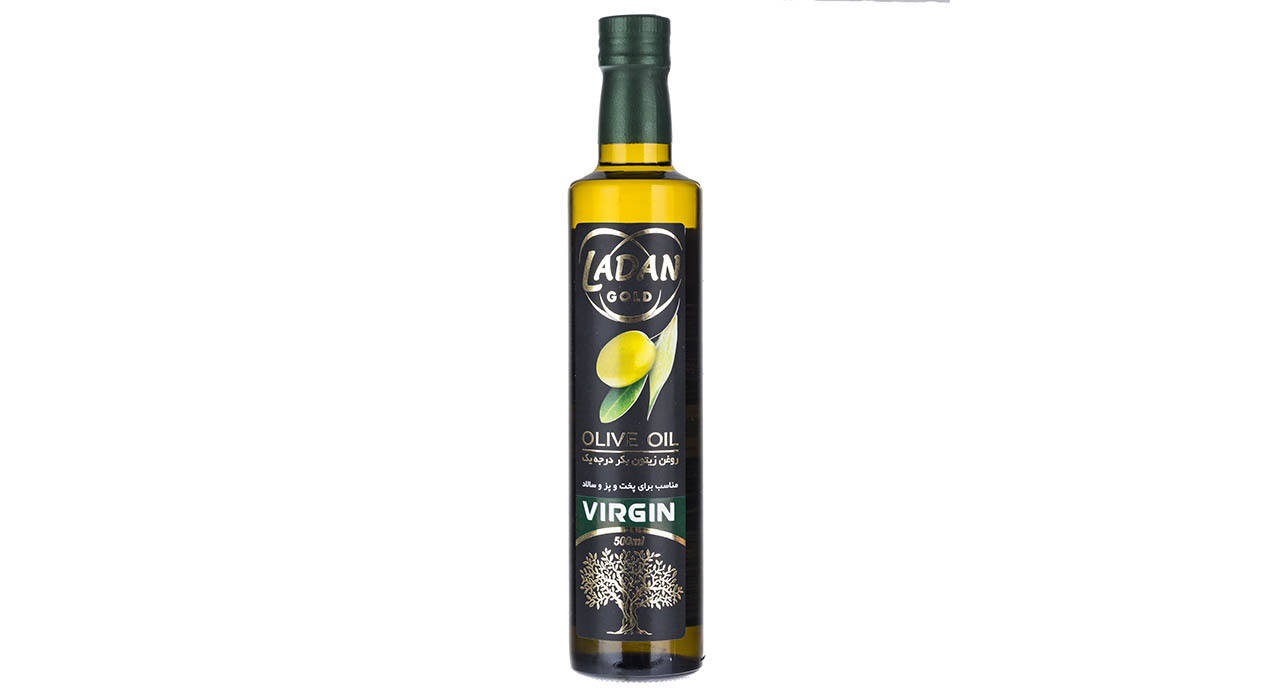 روغن زیتون بکر لادن طلایی مقدار 500 میلی لیتر