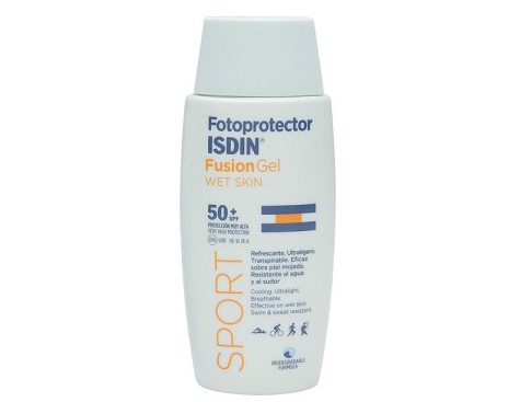 ژل ضد آفتاب ایزدین مدل Fusion gel sport spf 50 حجم 100 میلی لیتر