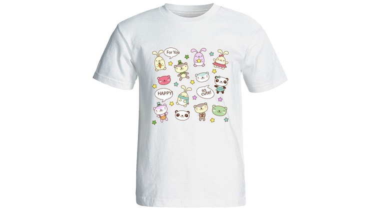 تی شرت زنانه طرح فانتزی 12064