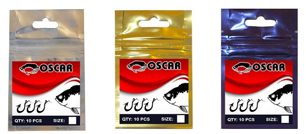 قلاب ماهی گیری اسکار مدل ZH-5010L بسته 10 عددی