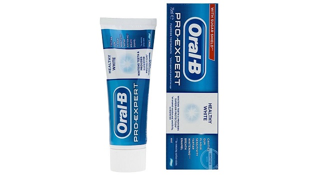 خمیر دندان سفید کننده اورال-بی مدل Pro Expert Healthy White حجم 75 میلی لیتر
