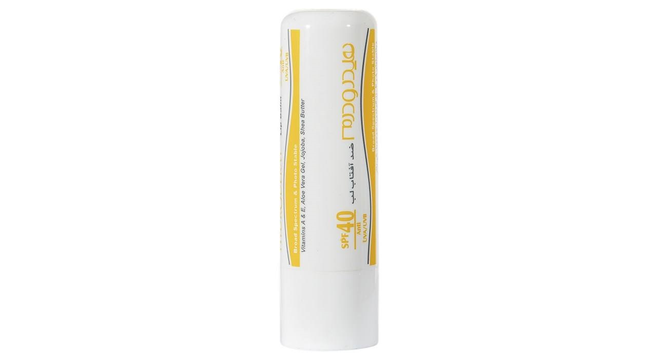 بالم ضد آفتاب لب هیدرودرم SPF40 وزن 4.5 گرم