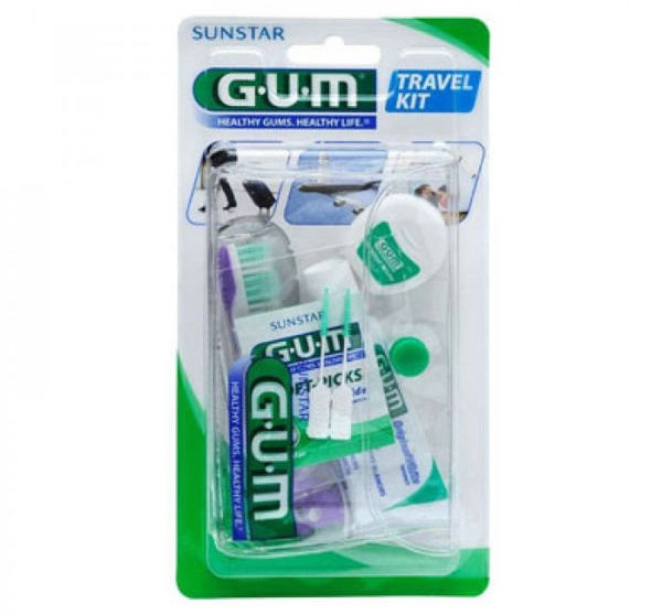 ست مسواک و خمیردندان جی یو ام مدل Travel Kit
