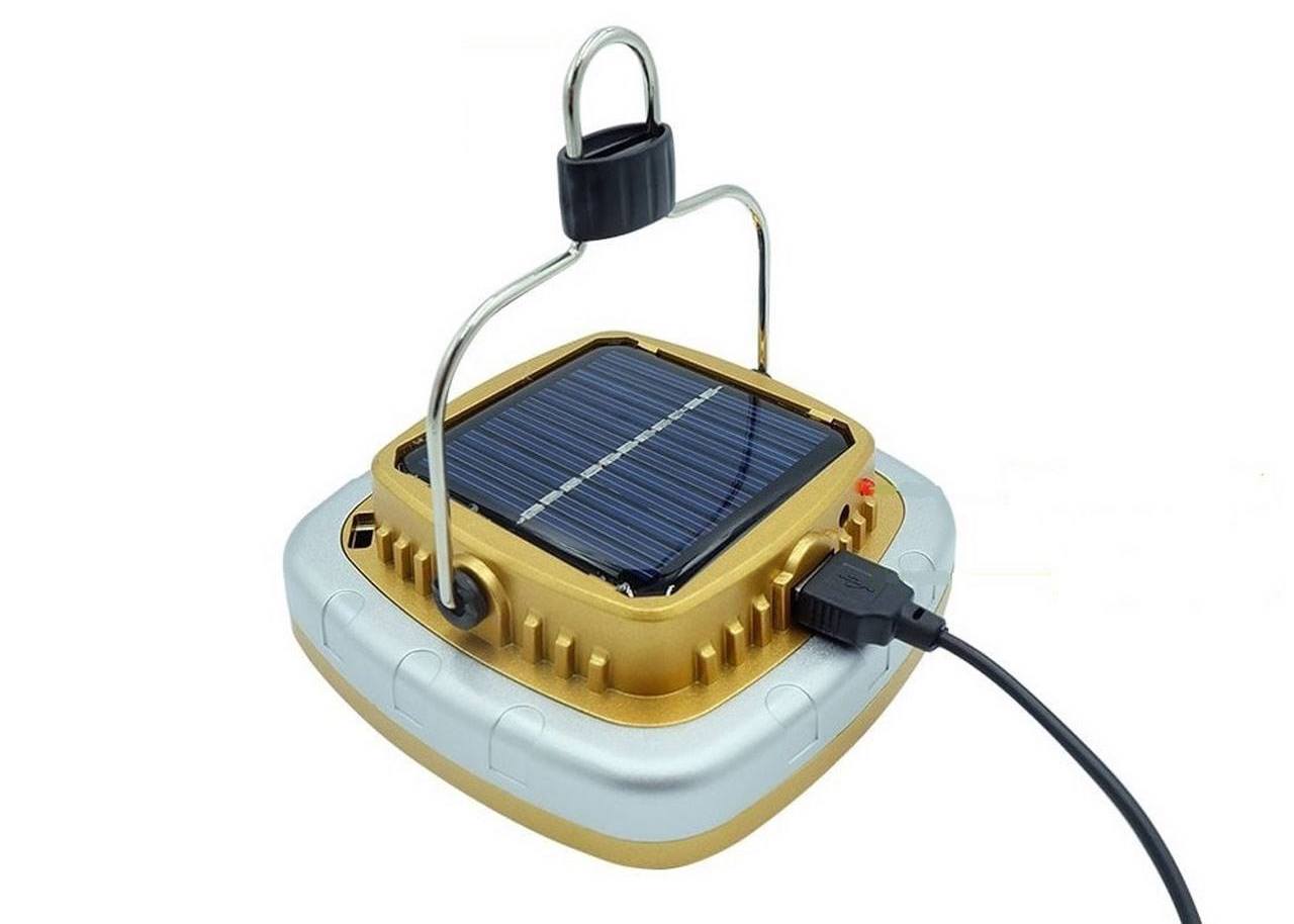چراغ قوه کمپینگ شارژی مدل خورشیدی