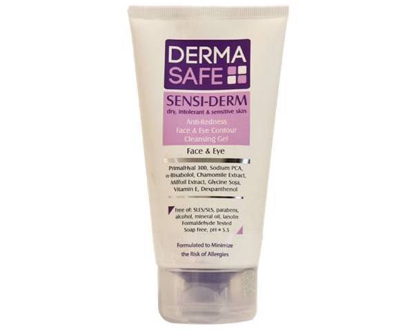 ژل شست و شوی صورت درماسیف مدل Sensiderm