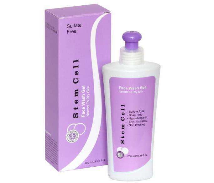 ژل شستشوی صورت استم سل مدل Normal to dry skin