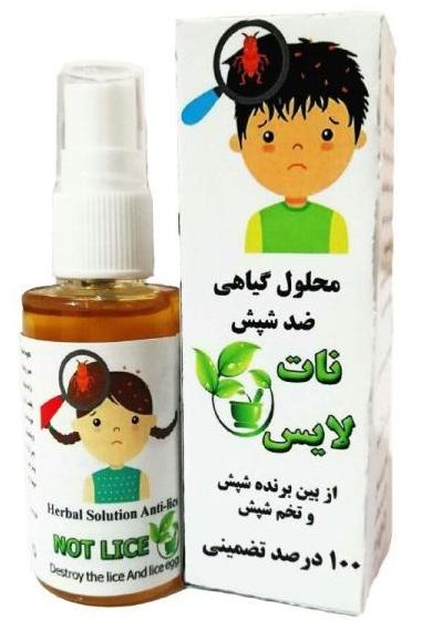 محلول ضد شپش مو نات لایس