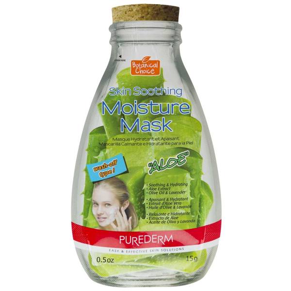 ماسک مرطوب کننده پوست پیوردرم مدل Aloe
