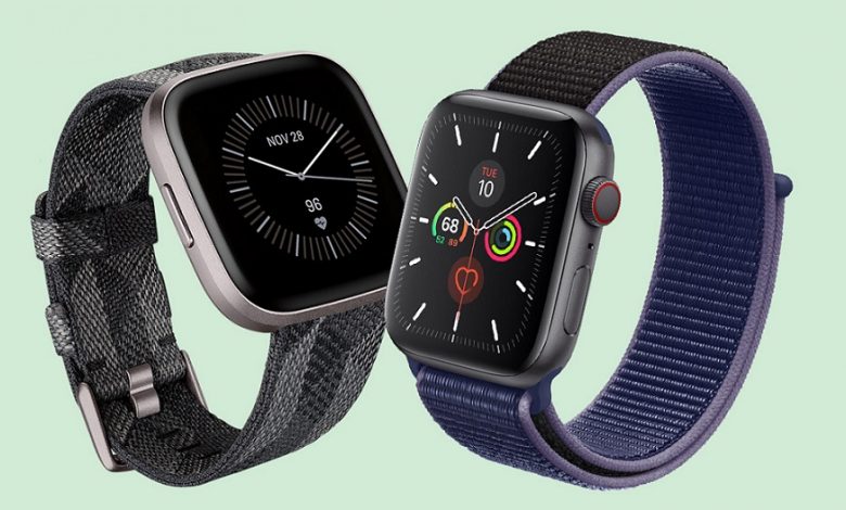 ساعت هوشمند اپل واچ سری 5 مدل 44mm Gray Aluminum Case With Black Sport Band
