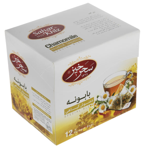 دمنوش کیسه ای هرمی بابونه سحرحیز