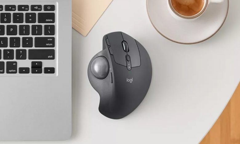 ماوس بی سیم لاجیتک مدل MX ERGO TRACKBALL