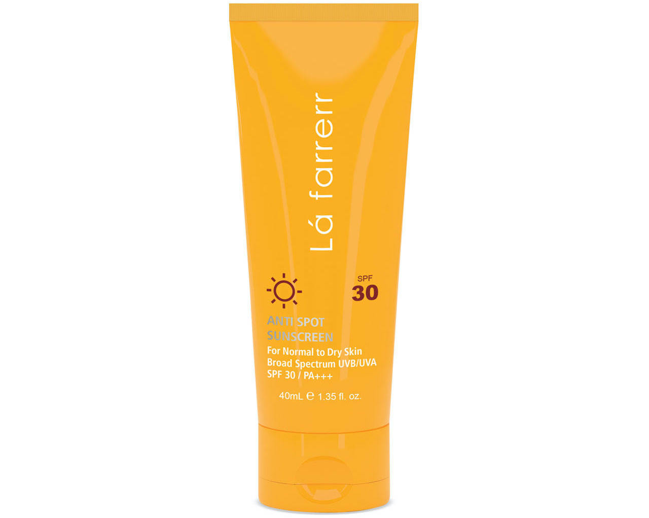 کرم ضد آفتاب و ضد لک لافارر مدل Normal To Dry SPF30 حجم 40 میلی لیتر