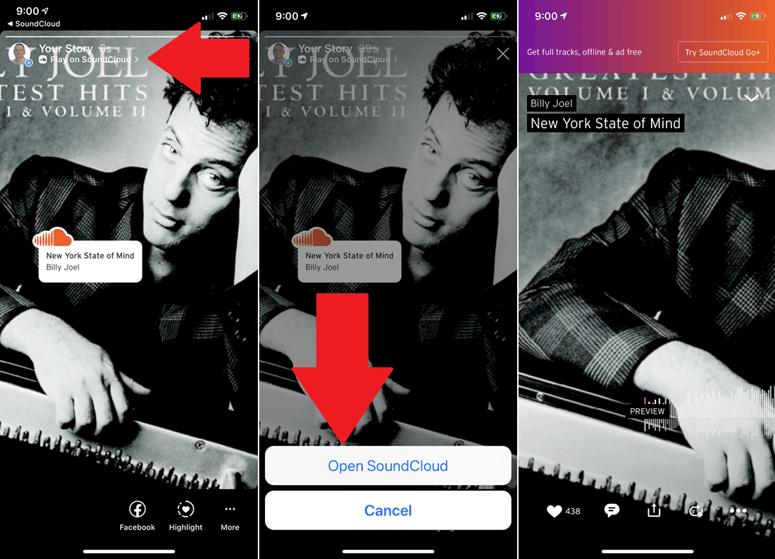 اضافه کردن موزیک به استوری از طریق اپ Spotify