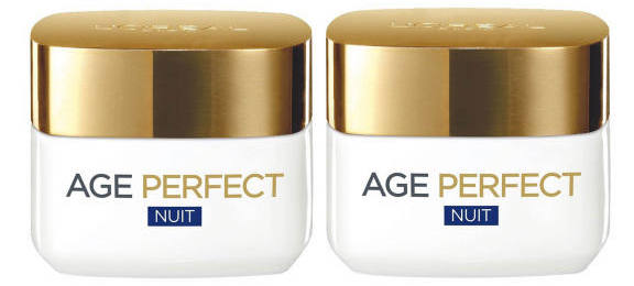 کرم ضد چروک شب لورآل مدل Age Perfect حجم 50 میلی لیتر مجموعه 2 عددی