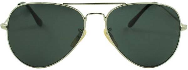 عینک آفتابی خلبانی مدل Aviator Large Metal Silver Grey