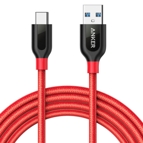 کابل تبدیل USB 3.0 به USB-C انکر مدل A8169091 PowerLine طول 1.8 متر