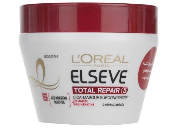 ماسک موی ترمیم کننده لورآل Elseve مدل Total Repair 5حجم 300 میلی لیتر