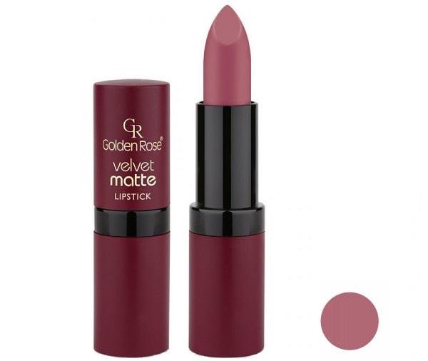 رژلب گلدن رز مدل Velvet شماره 14