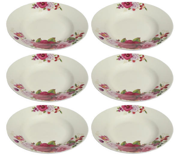 بشقاب خورش خوری مدل یولانگ کد 1262 بسته 6 عددی